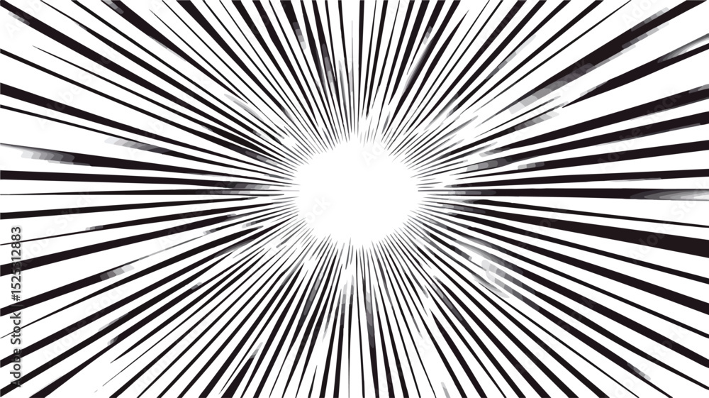 Obraz premium Bright Sunburst Sunbeam Rays Background Vector for Design Projects