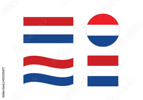Free Download Flag icons of Netherland. Netherland Official National Flag. Flat Digital Vector Illustration of  Netherland Flag and National Emblem. Rectangular  Netherland Flag Icon – Standard Size and Colors.
 - GFXLoad