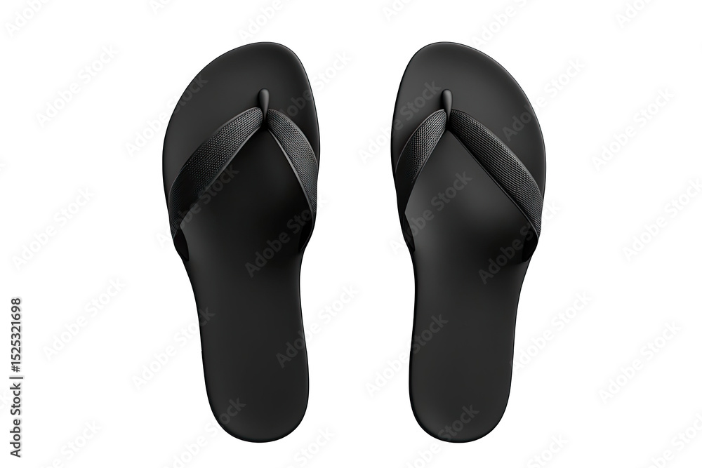 Pair of black flip-flops (2) Pair of black flip-flops (2)