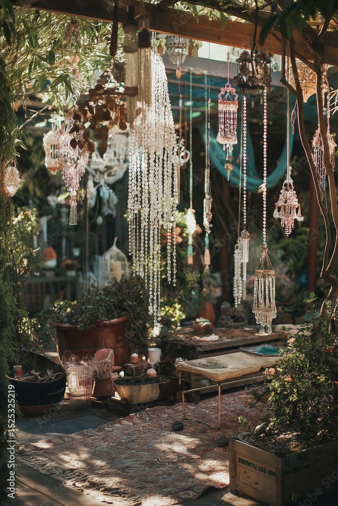 Obraz premium Bohemian style garden
