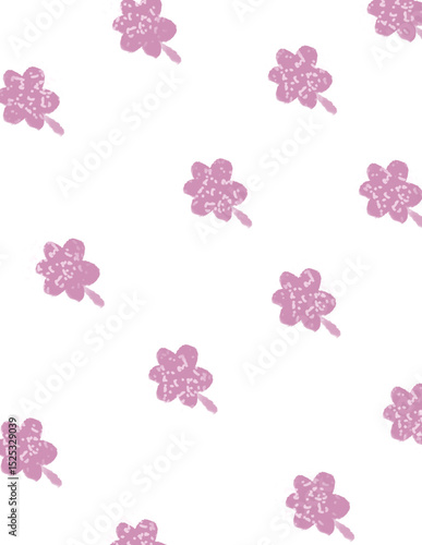 seamless pattern with pink flowers, an abstract background 