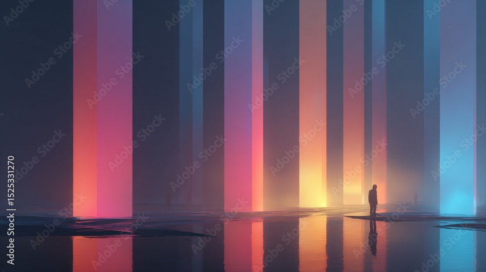 Red polygonal heart floating in space, symbolizing modern love and geometry Red polygonal heart floating in space, symbolizing modern love and geometry