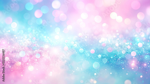 水色とピンクのキラキラ背景テクスチャ