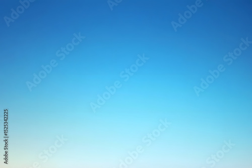 Fototapeta Naklejka Na Ścianę i Meble -  Calm blue gradient background with soft transitions of color from dark to light hues