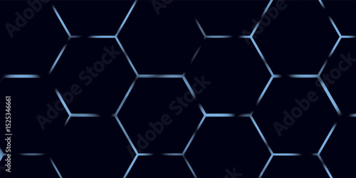 technology background hexagon glow neon line business background theme