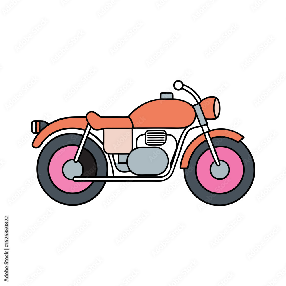 Fototapeta premium A Moto Bike