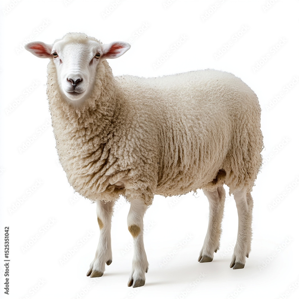 Fototapeta premium sheep and lamb