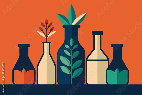 wine bottle and grapes
