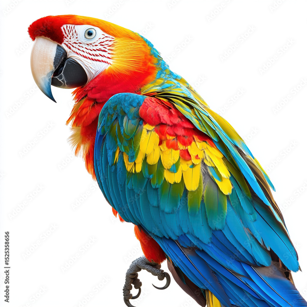 Obraz premium red and yellow macaw