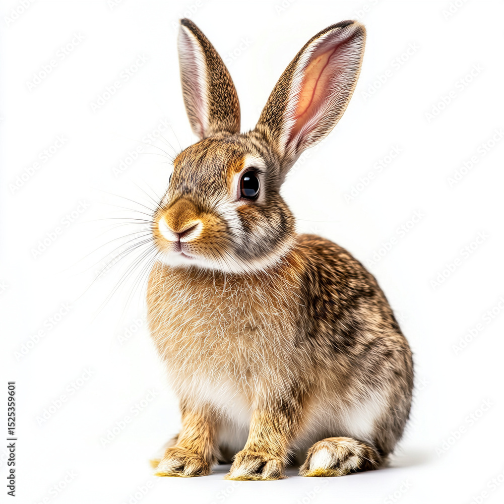 Fototapeta premium rabbit isolated on white background
