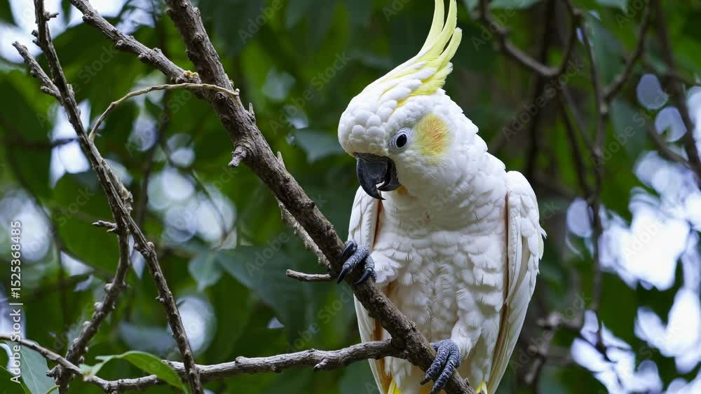 Sulphur-Crested Cockatoo in Nature Sulphur-Crested Cockatoo in Nature
