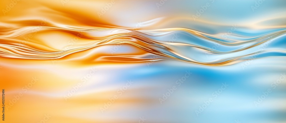 Abstract background with a wave-like pattern. the wave is made up of different shades of orange and blue, creating a gradient effect. Abstract background with a wave-like pattern. the wave is made up of different shades of orange and blue, creating a gradient effect.