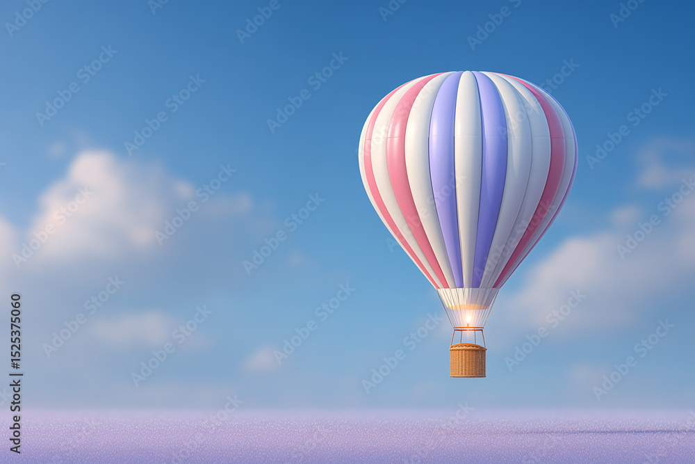 Fototapeta premium Hot Air Balloon in Sky