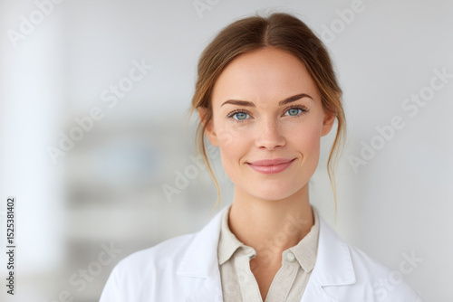 confident pharmacist portrait positioned on left side of frame with clean background Free Download confident pharmacist portrait positioned on left side of frame with clean background - GFXLoad