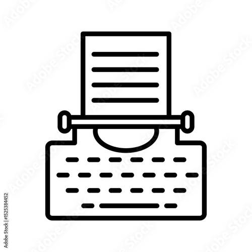 copy rghiting icon white on background