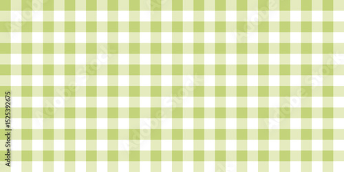 Seamless pastel green gingham pattern