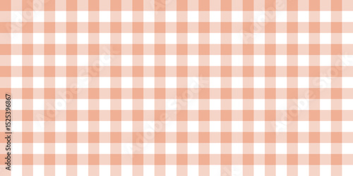 Seamless pastel pink gingham pattern