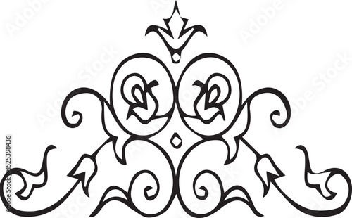 Beautiful flower art and mandala vector design