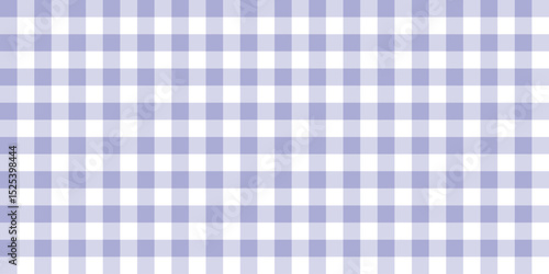 Seamless pastel purple gingham pattern