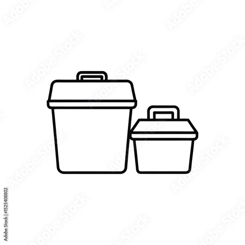 vector trash can icon