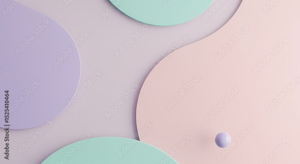 custom made wallpaper toronto digitalAbstract Pastel Shapes Background Soft Color Palette Design