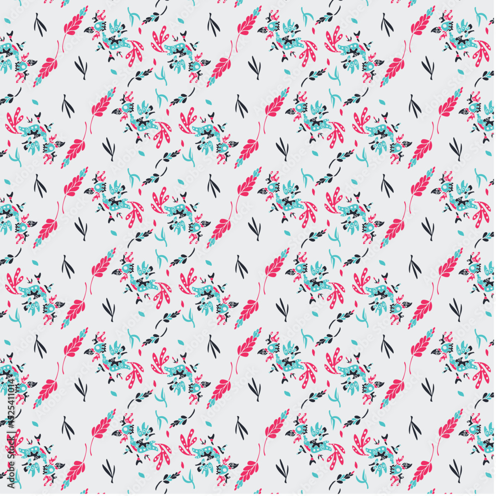 Seamless Background Animal Abstrack Seamless Background Animal Abstrack