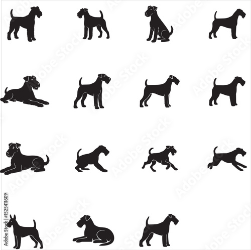 Airedale Terrier Svg