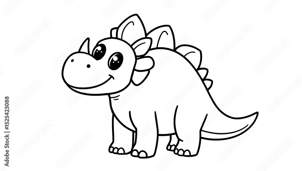 Fototapeta premium coloring animal for kids