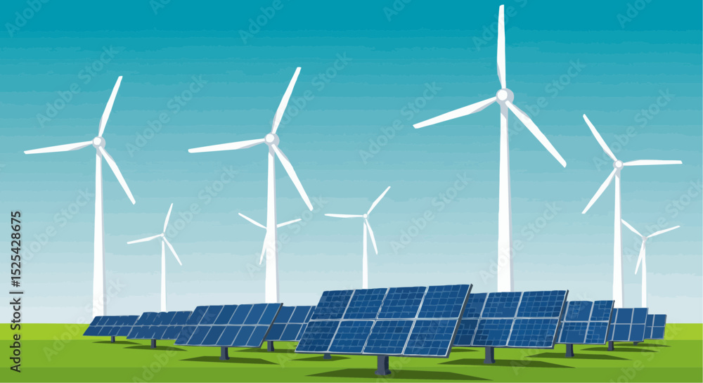 wind turbines farm wind turbines farm