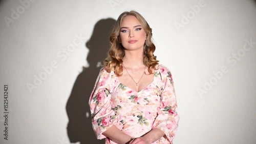 Beauty make up and hair style shoot in studio