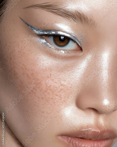 A high-fashion beauty conce...
