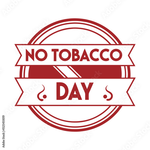    No tobacco day vector illustration.
