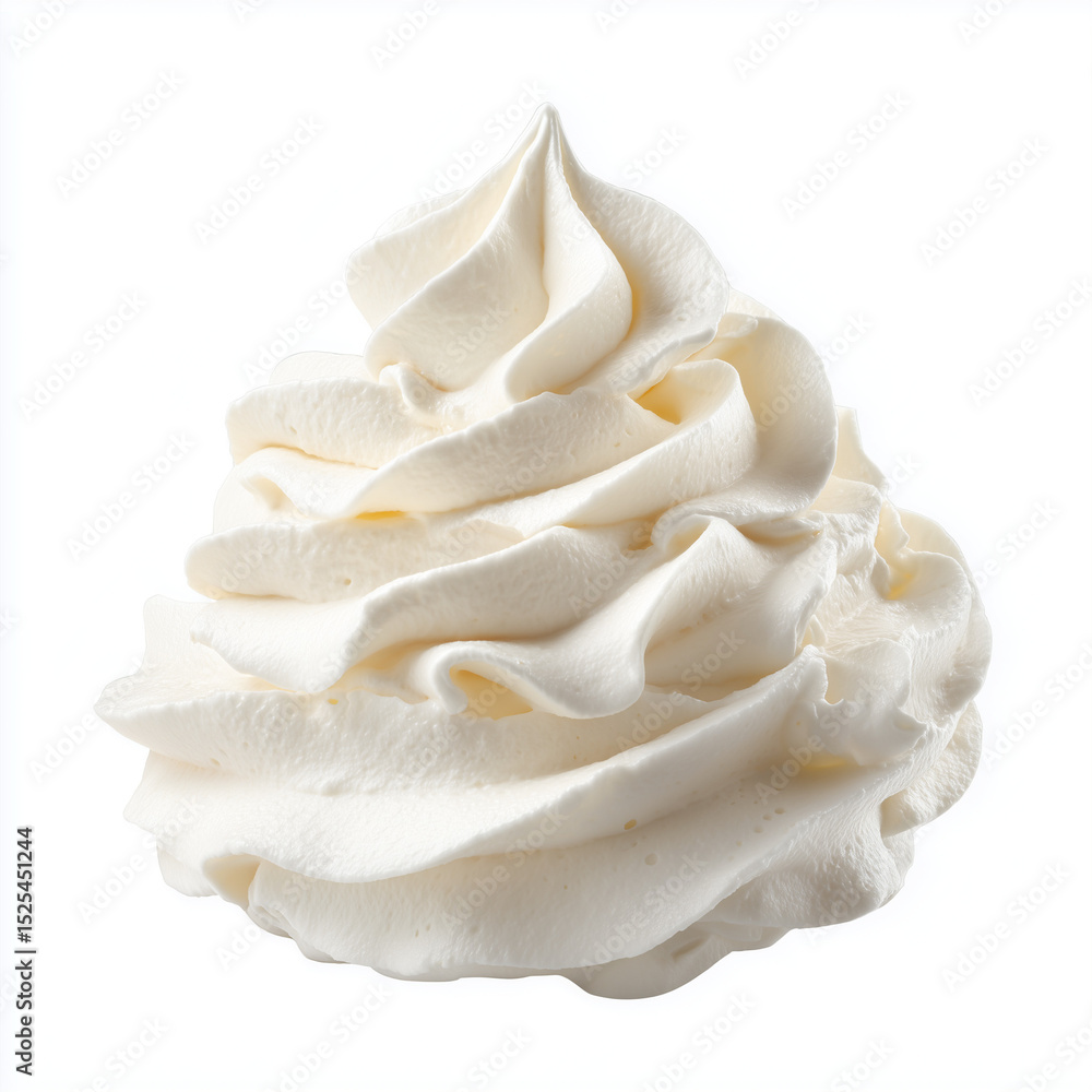Whipped Cream Closeup - Perfect Dessert Topping , isolated on white background png Whipped Cream Closeup - Perfect Dessert Topping , isolated on white background png
