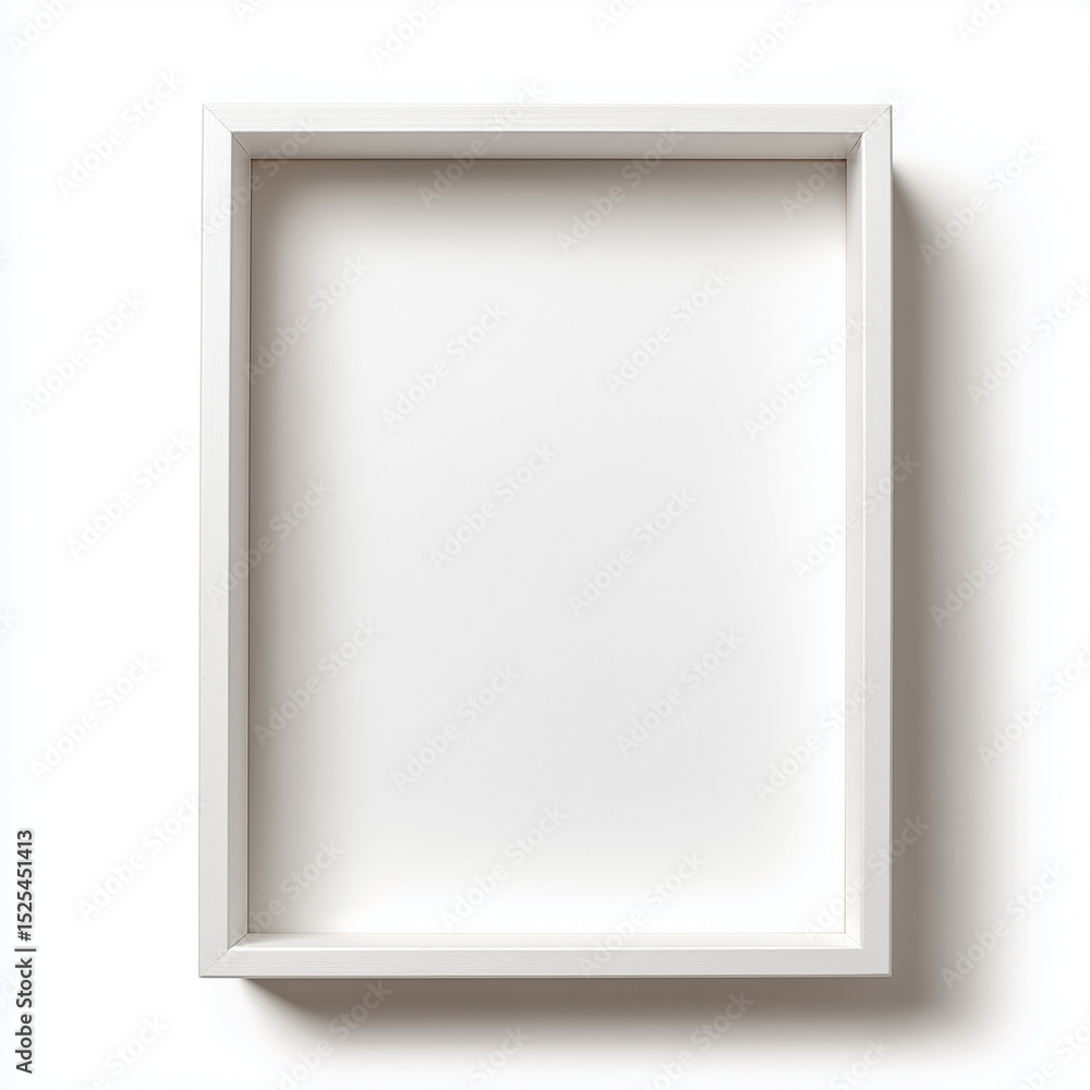 Elegant White Picture Frame, Ready for Your Art , isolated on white background png Elegant White Picture Frame, Ready for Your Art , isolated on white background png