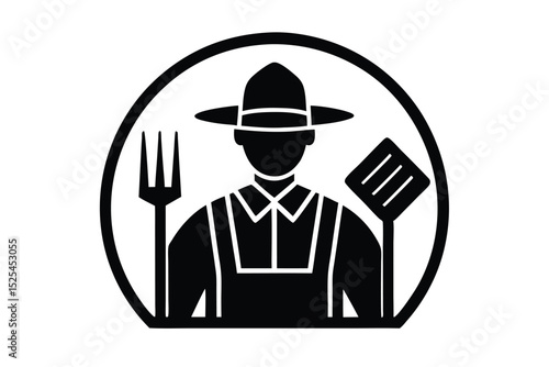 farmhand vector icon