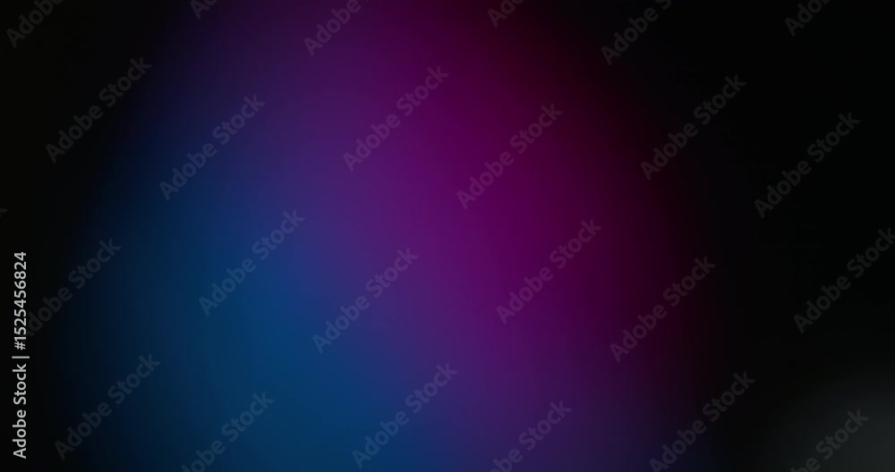 Light leak. Spectrum blur glow. Colorful defocused spot rotate on dark background. Night overlay abstract cinematic optical effect.