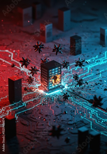 Cybersecurity Data Virus Attack Digital Technology