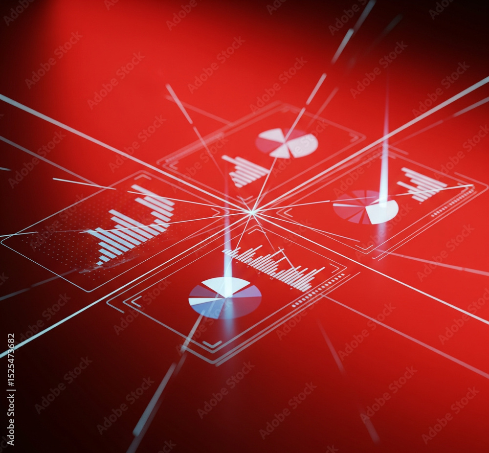 Fototapeta premium abstract red background