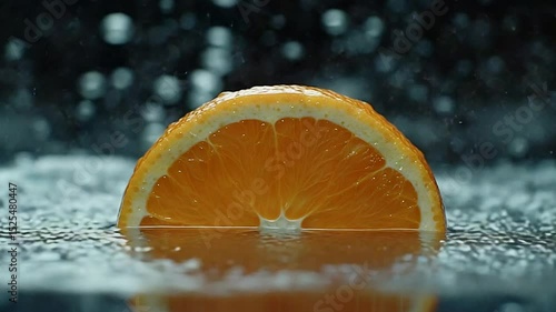 orange and water