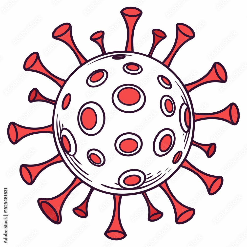 Fototapeta premium virus in blood