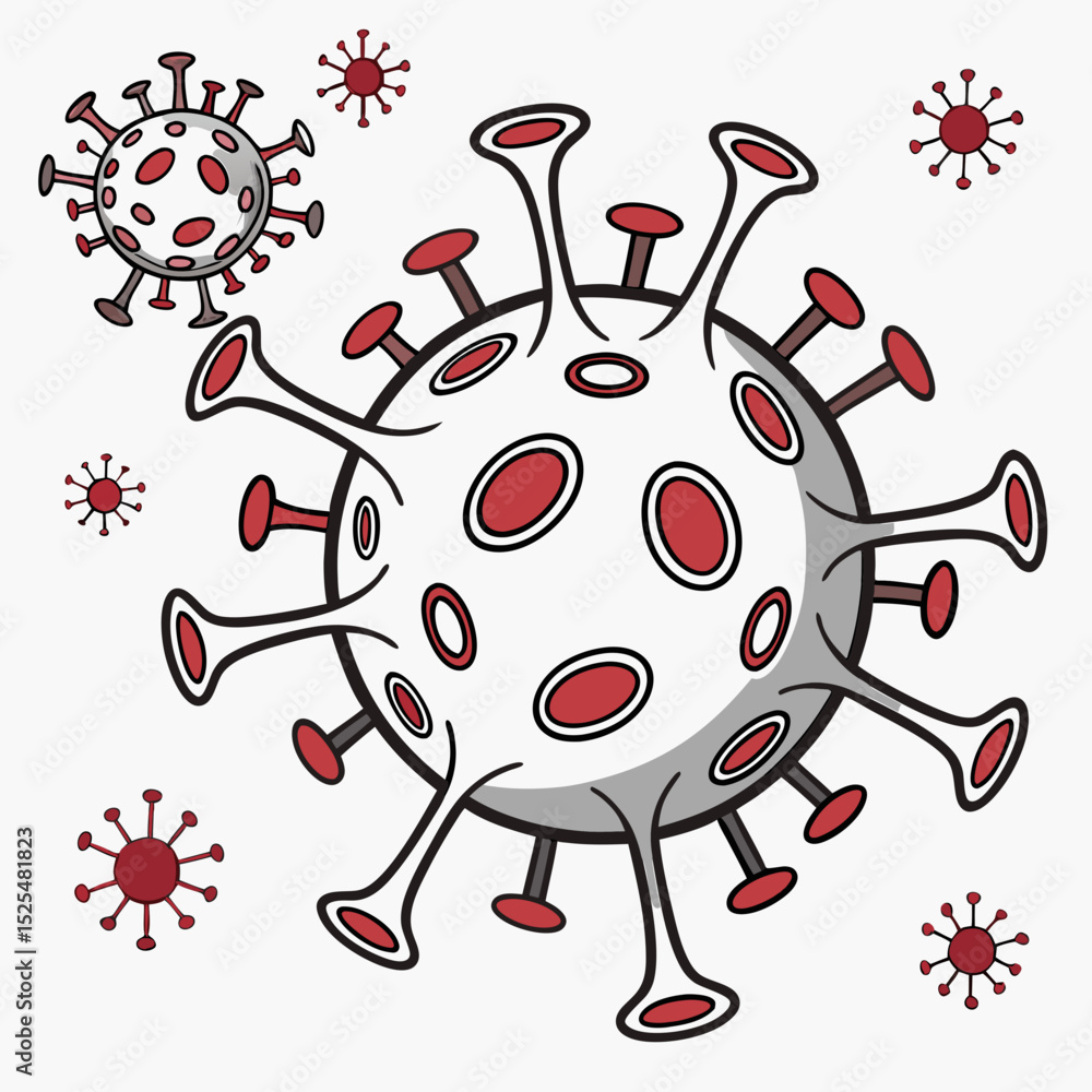 Naklejka premium blood cells isolated