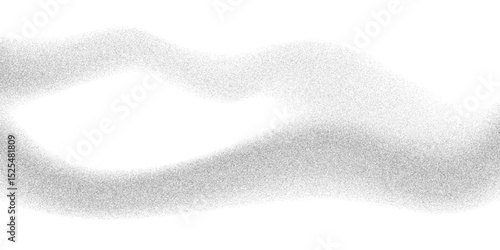 Monochrome background of noise stipple, sand halftone texture. Grainy overlay with gritty pattern. abstract wave gradient vector