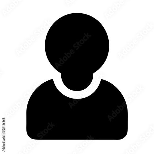 Silhouette of a Person Standing on a White Background