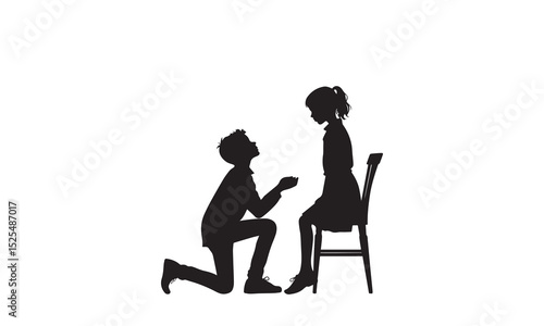 Boy Proposing to Girl