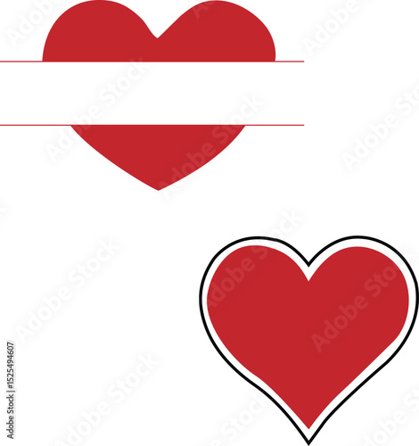 vector illustration of heart Free Download vector illustration of heart - GFXLoad