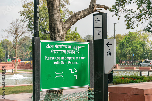 Travelling to wonders of the world place India Gate an UNESCOworld heritage site at Delhi, India on 6th March 2024..