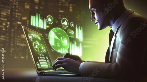 woman working on computer