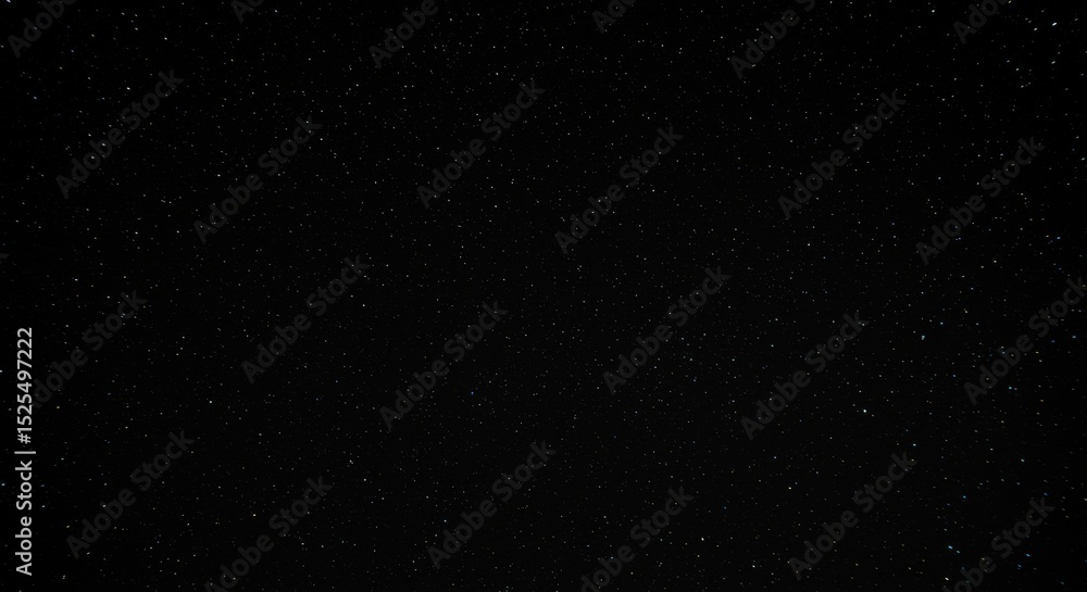 Fototapeta premium Dark Night Sky with Scattered Stars