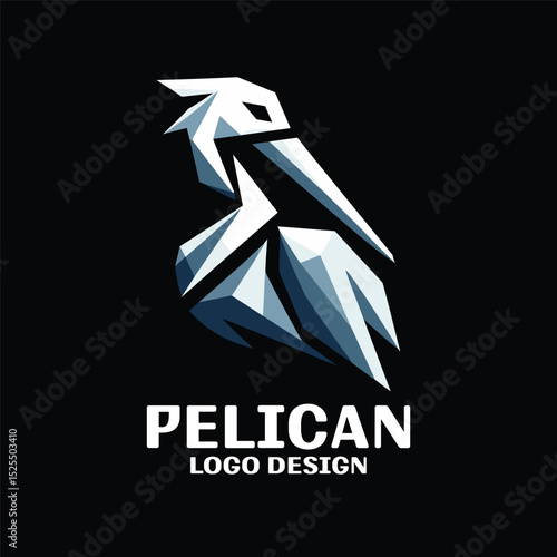 Pelican Vector Logo Design