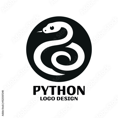 Python Vector Logo Design